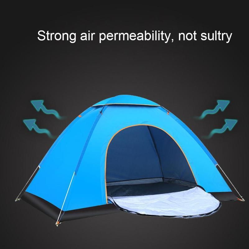 Cheap Goat Tents Automatic Camping Tent 1 2 Person Family Tent Double Protable Backpacking Setup Awning Tent Instant Outdoor Hiking Travel L H3b0   
